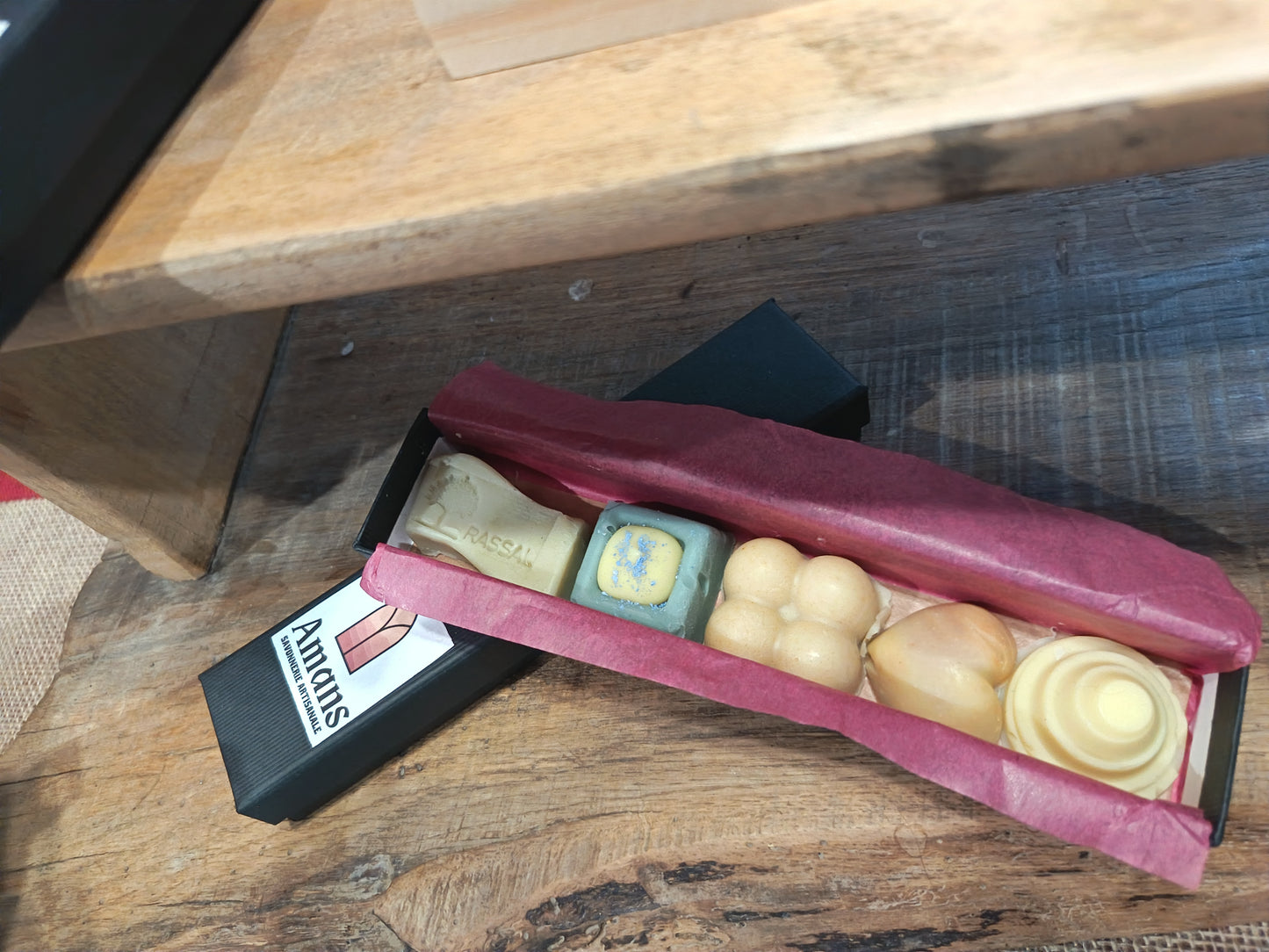 L'écrin de savons d'invités