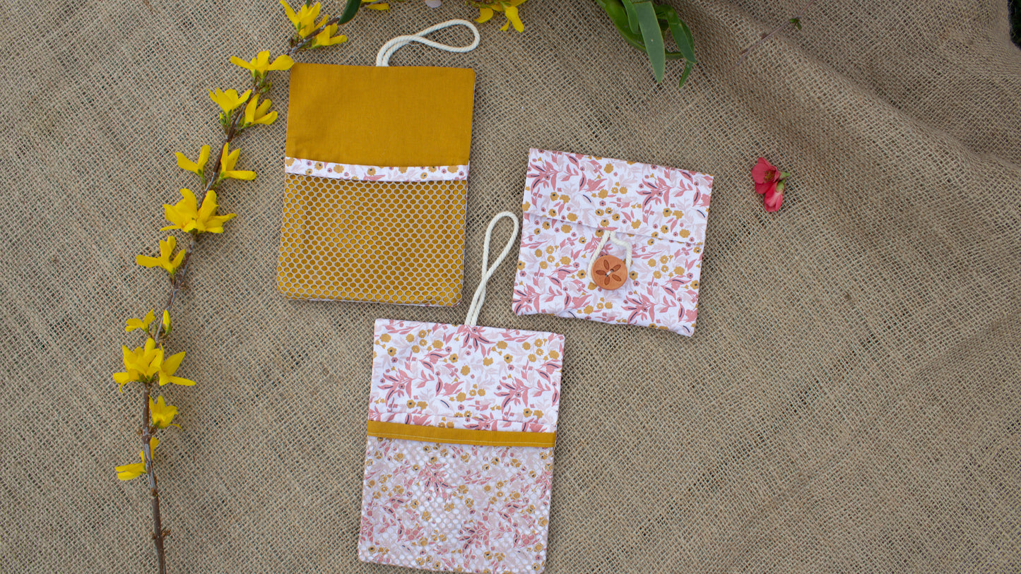 Pochette à savon réversible