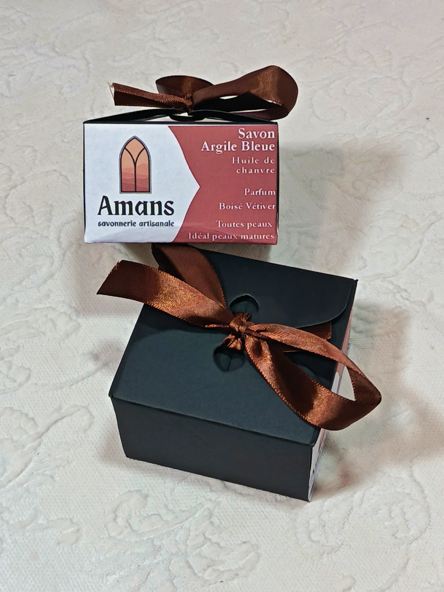 Savon très doux argile bleue huile de chanvre