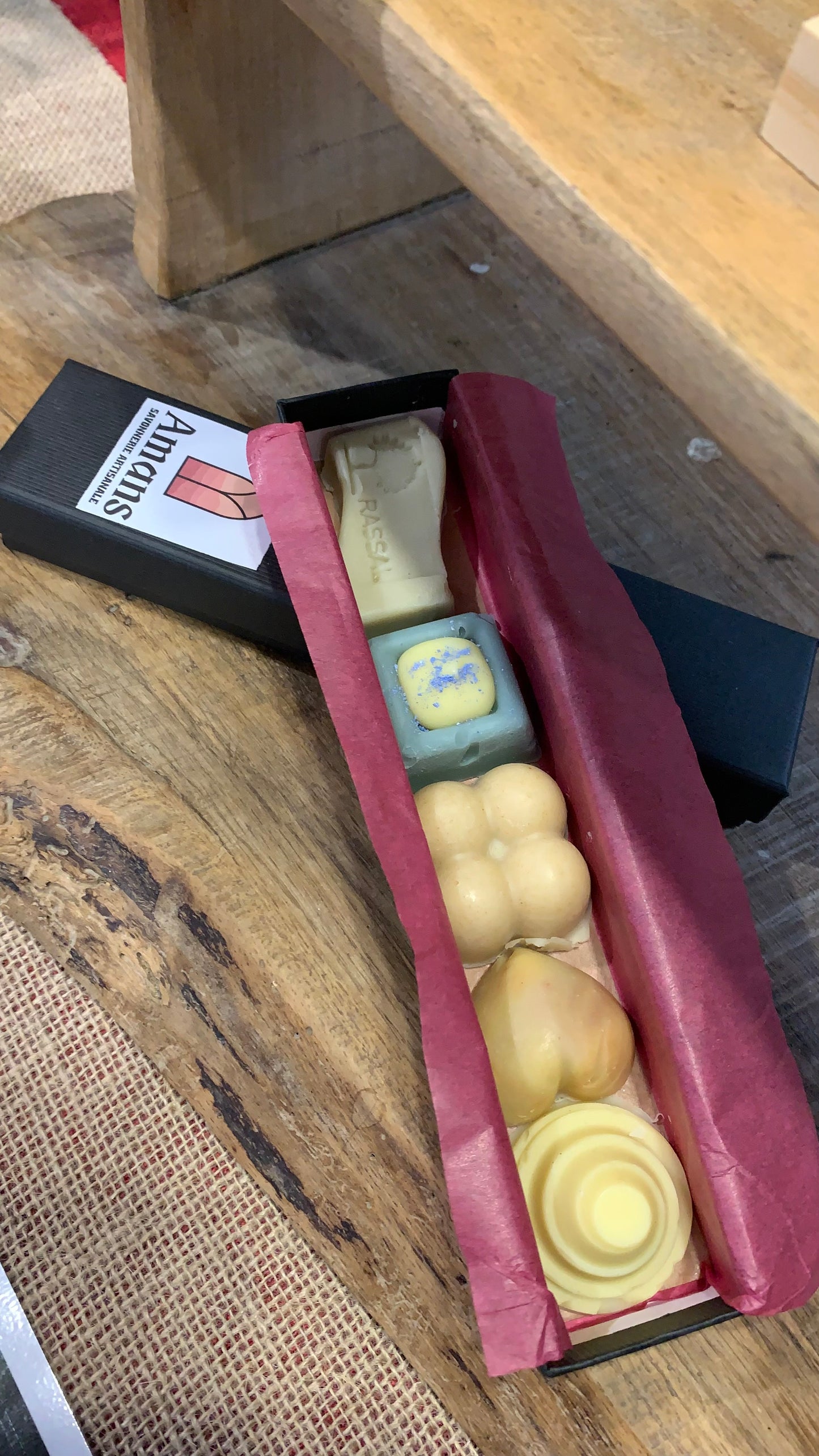 L'écrin de savons d'invités