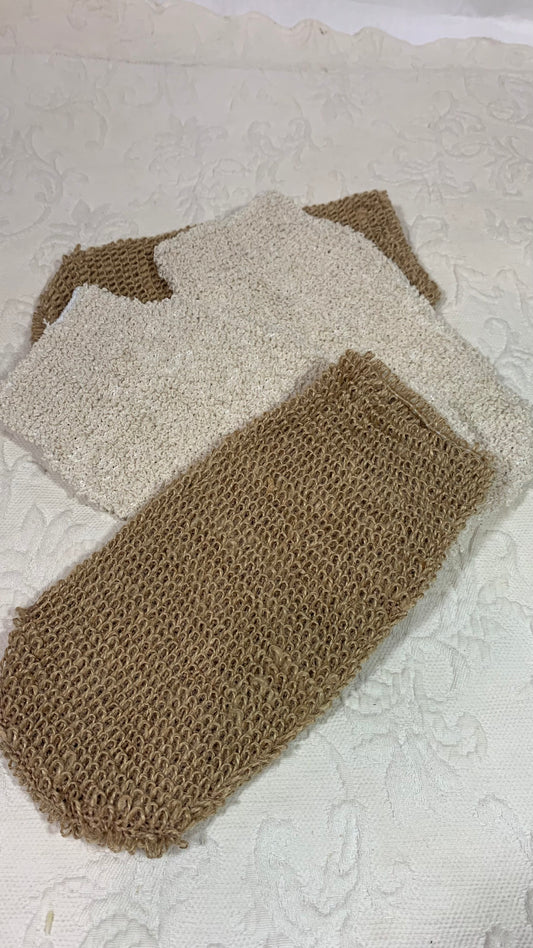 Le duo de gants exfoliants